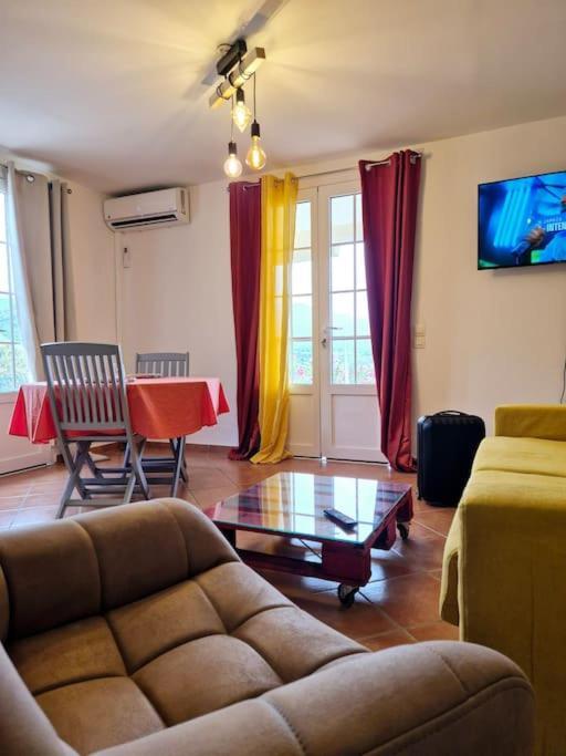 Appartement T2 Malendure Avec Vue Reserve Cousteau Bouillante
